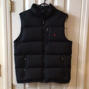 Polo by Ralph Lauren Black Quilted Vest